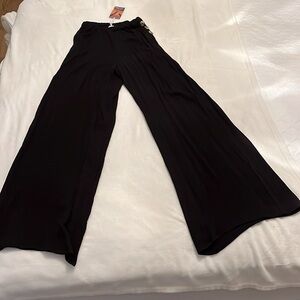 Esmee Beach Pant Black Wide Leg 2